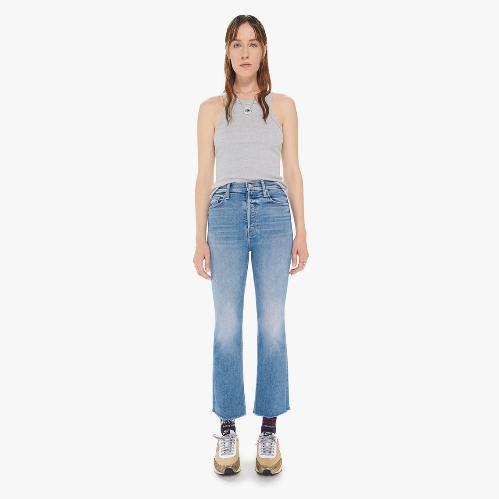 MOTHER Denim The Tripper Ankle Fray in Je T'Aime - Picture 1 of 12